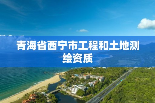 青海省西宁市工程和土地测绘资质