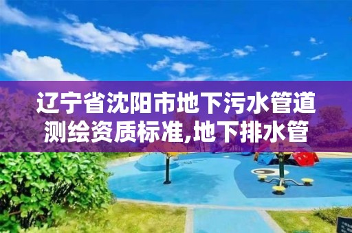 辽宁省沈阳市地下污水管道测绘资质标准,地下排水管道检测。