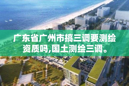 广东省广州市搞三调要测绘资质吗,国土测绘三调。