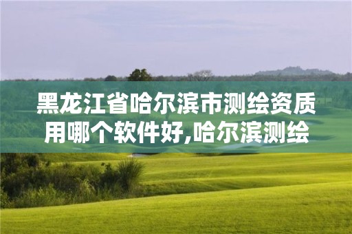 黑龙江省哈尔滨市测绘资质用哪个软件好,哈尔滨测绘公司有哪些。