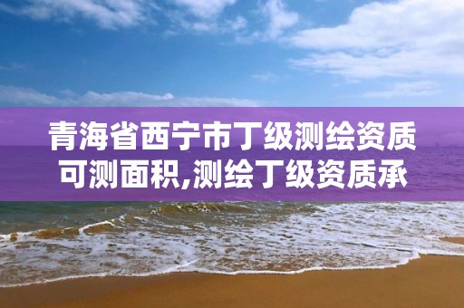 青海省西宁市丁级测绘资质可测面积,测绘丁级资质承接范围。