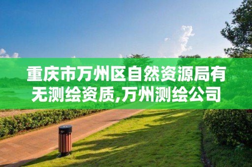 重庆市万州区自然资源局有无测绘资质,万州测绘公司招聘。