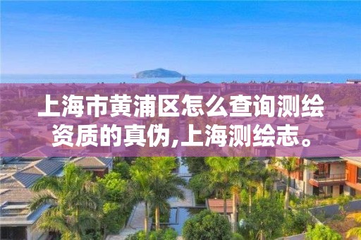 上海市黄浦区怎么查询测绘资质的真伪,上海测绘志。