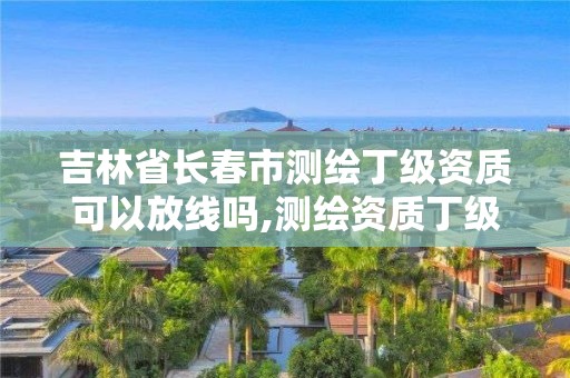 吉林省长春市测绘丁级资质可以放线吗,测绘资质丁级是什么意思。