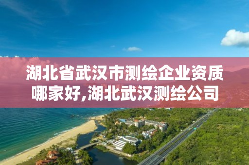 湖北省武汉市测绘企业资质哪家好,湖北武汉测绘公司排行榜。