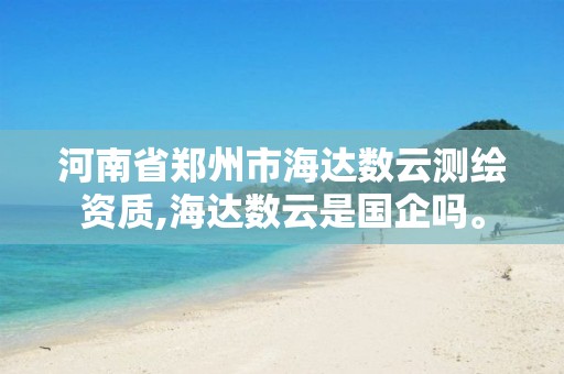 河南省郑州市海达数云测绘资质,海达数云是国企吗。