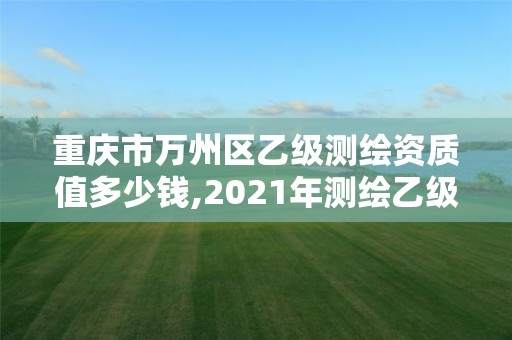 重庆市万州区乙级测绘资质值多少钱,2021年测绘乙级资质。