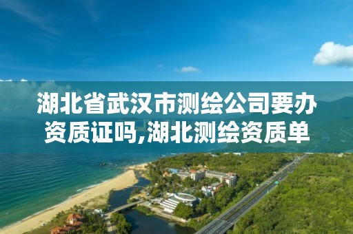 湖北省武汉市测绘公司要办资质证吗,湖北测绘资质单位。