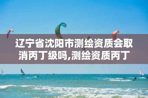 辽宁省沈阳市测绘资质会取消丙丁级吗,测绘资质丙丁级取消时间。