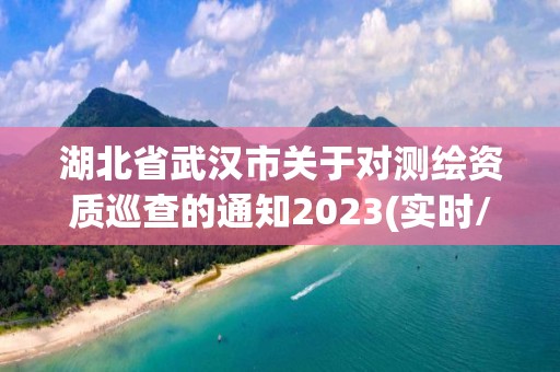 湖北省武汉市关于对测绘资质巡查的通知2023(实时/更新中)