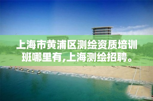 上海市黄浦区测绘资质培训班哪里有,上海测绘招聘。