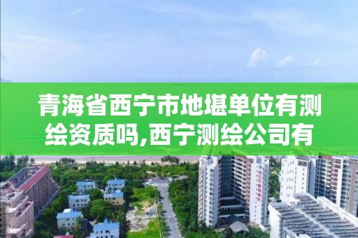 青海省西宁市地堪单位有测绘资质吗,西宁测绘公司有哪些。