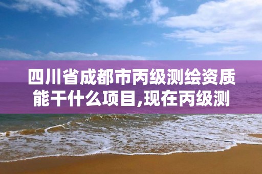 四川省成都市丙级测绘资质能干什么项目,现在丙级测绘资质办理需要多少钱。