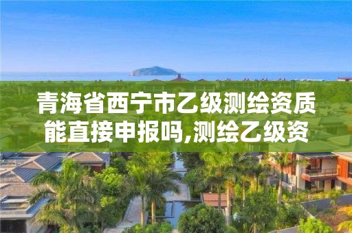 青海省西宁市乙级测绘资质能直接申报吗,测绘乙级资质业务范围。