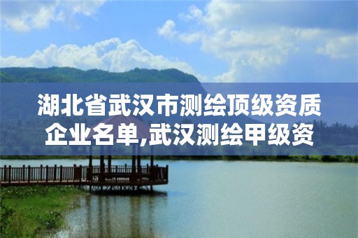 湖北省武汉市测绘顶级资质企业名单,武汉测绘甲级资质公司。