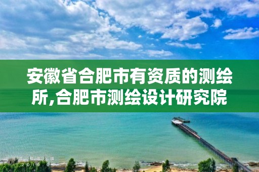 安徽省合肥市有资质的测绘所,合肥市测绘设计研究院属于企业吗?。