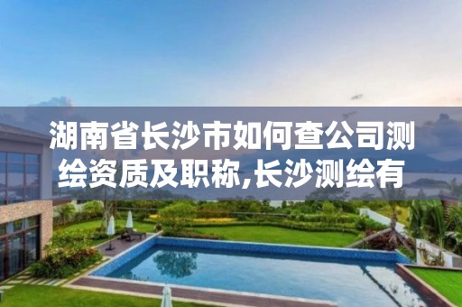 湖南省长沙市如何查公司测绘资质及职称,长沙测绘有限公司联系电话。