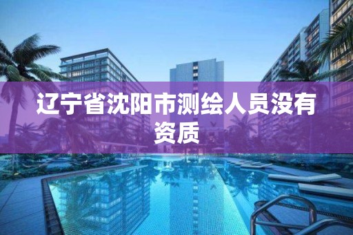 辽宁省沈阳市测绘人员没有资质