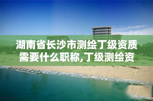 湖南省长沙市测绘丁级资质需要什么职称,丁级测绘资质申请需要什么仪器。