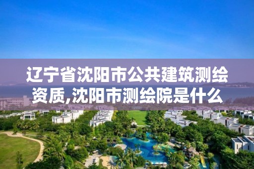 辽宁省沈阳市公共建筑测绘资质,沈阳市测绘院是什么单位。