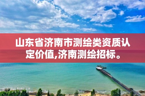 山东省济南市测绘类资质认定价值,济南测绘招标。