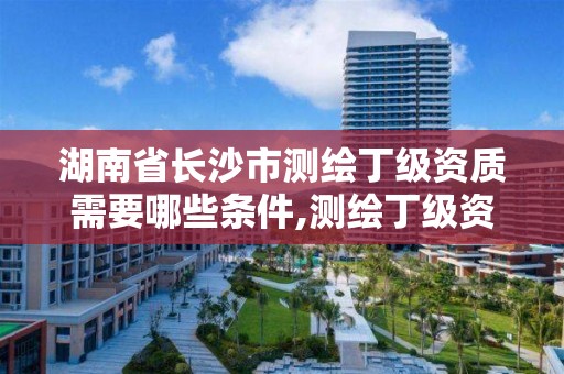 湖南省长沙市测绘丁级资质需要哪些条件,测绘丁级资质业务范围及作业限额。