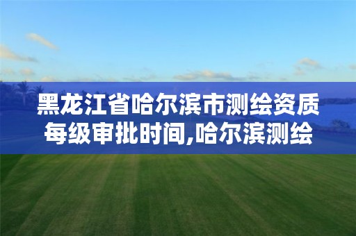 黑龙江省哈尔滨市测绘资质每级审批时间,哈尔滨测绘局幼儿园是民办还是公办。