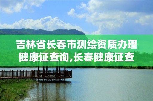 吉林省长春市测绘资质办理健康证查询,长春健康证查询系统官网。