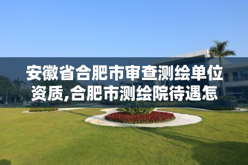 安徽省合肥市审查测绘单位资质,合肥市测绘院待遇怎么样。