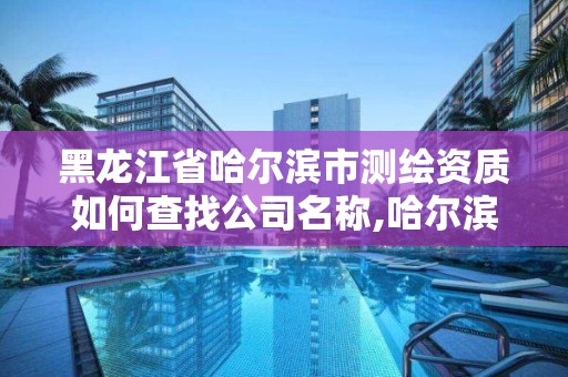 黑龙江省哈尔滨市测绘资质如何查找公司名称,哈尔滨测绘内业招聘信息。