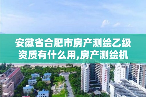 安徽省合肥市房产测绘乙级资质有什么用,房产测绘机构资质。