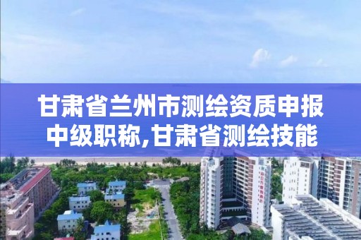 甘肃省兰州市测绘资质申报中级职称,甘肃省测绘技能鉴定指导中心。