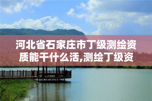 河北省石家庄市丁级测绘资质能干什么活,测绘丁级资质申报条件。