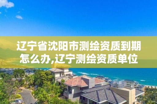 辽宁省沈阳市测绘资质到期怎么办,辽宁测绘资质单位。