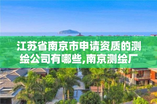 江苏省南京市申请资质的测绘公司有哪些,南京测绘厂。