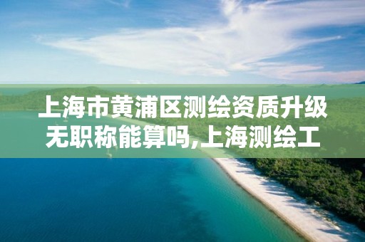 上海市黄浦区测绘资质升级无职称能算吗,上海测绘工程师。