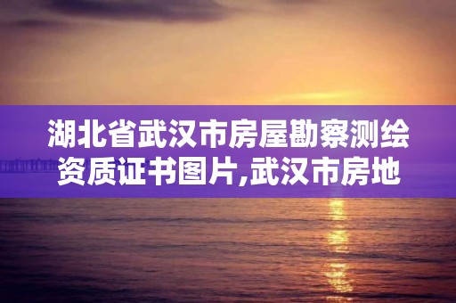 湖北省武汉市房屋勘察测绘资质证书图片,武汉市房地产测绘中心。