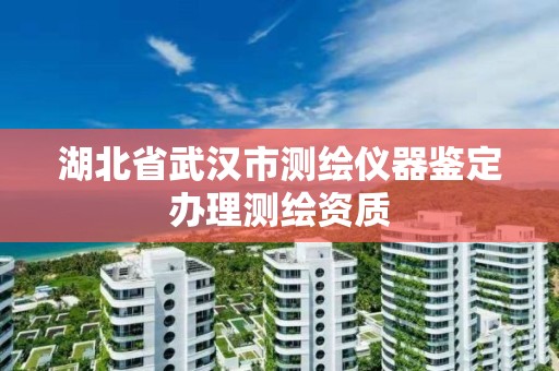 湖北省武汉市测绘仪器鉴定办理测绘资质