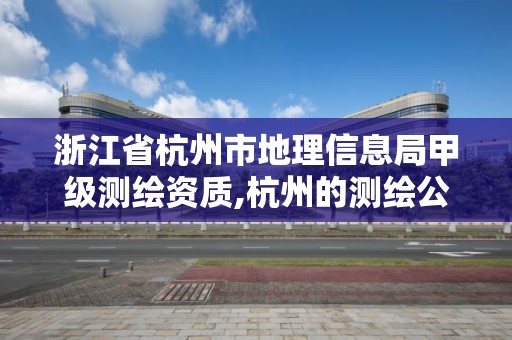 浙江省杭州市地理信息局甲级测绘资质,杭州的测绘公司有哪些。