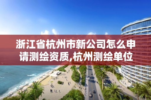 浙江省杭州市新公司怎么申请测绘资质,杭州测绘单位。