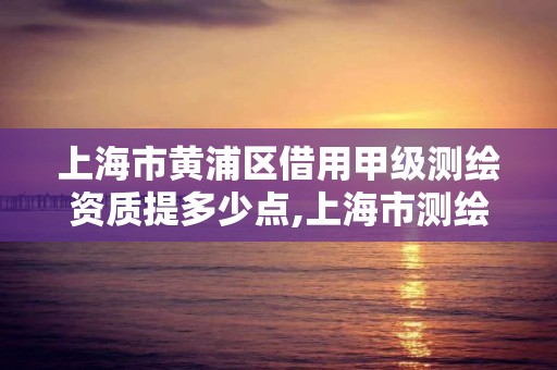 上海市黄浦区借用甲级测绘资质提多少点,上海市测绘院购买图纸。