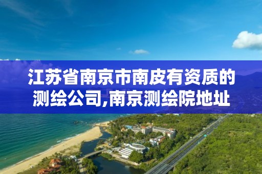 江苏省南京市南皮有资质的测绘公司,南京测绘院地址。