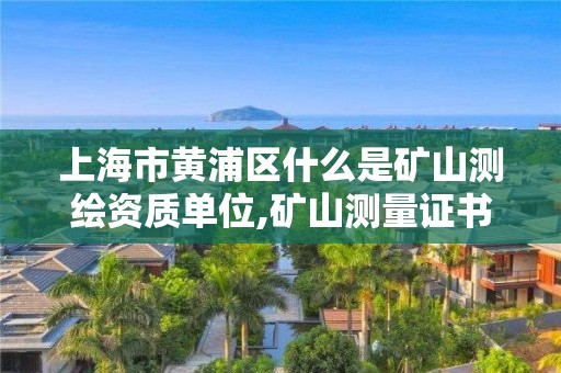 上海市黄浦区什么是矿山测绘资质单位,矿山测量证书。