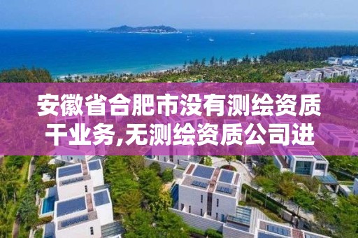 安徽省合肥市没有测绘资质干业务,无测绘资质公司进行测绘的后果。