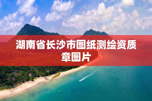 湖南省长沙市图纸测绘资质章图片