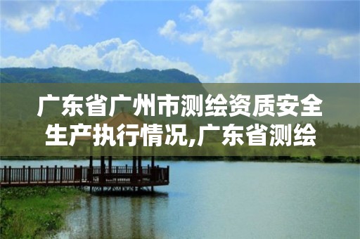 广东省广州市测绘资质安全生产执行情况,广东省测绘资质查询。