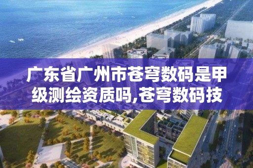 广东省广州市苍穹数码是甲级测绘资质吗,苍穹数码技术有限公司。