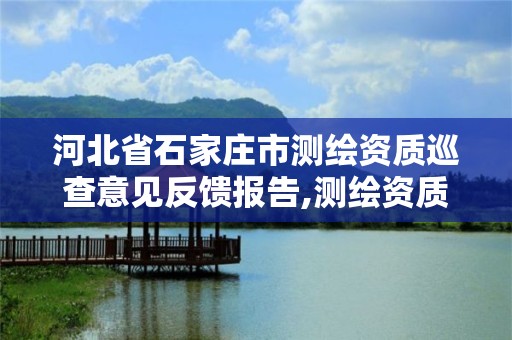 河北省石家庄市测绘资质巡查意见反馈报告,测绘资质检查都检查啥。