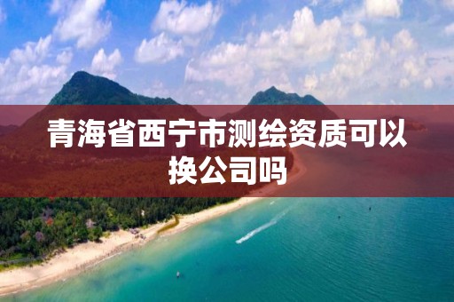 青海省西宁市测绘资质可以换公司吗