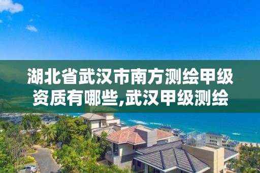 湖北省武汉市南方测绘甲级资质有哪些,武汉甲级测绘单位。